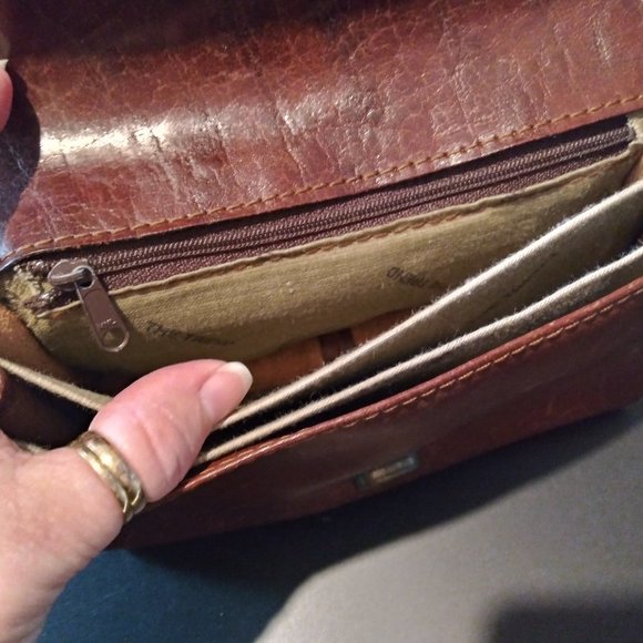 Vintage THE TREND Italian Leather handbag - Purse - Picture 8 of 13